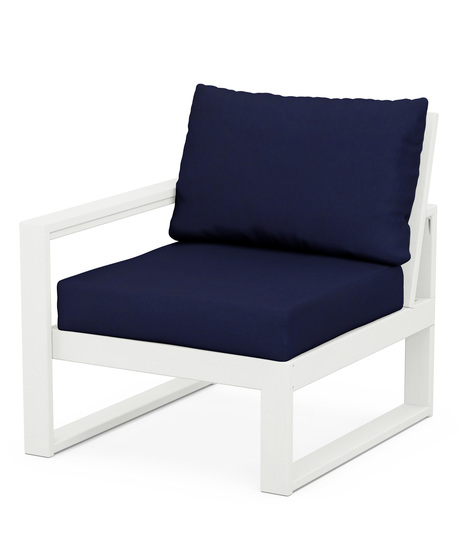 Pair this sleek modern deep seating chair with the rest of the EDGE Modular Collection to create a unique piece of furniture that is custom fit for your outdoor space.