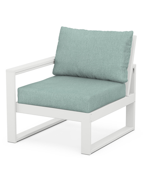 Pair this sleek modern deep seating chair with the rest of the EDGE Modular Collection to create a unique piece of furniture that is custom fit for your outdoor space.