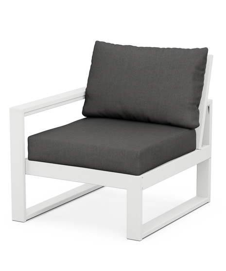 Pair this sleek modern deep seating chair with the rest of the EDGE Modular Collection to create a unique piece of furniture that is custom fit for your outdoor space.