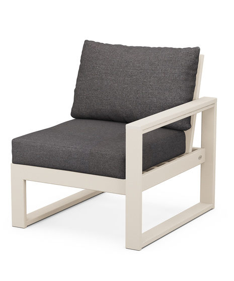 EDGE Modular Right Arm Chair - Sand/Ash Charcoal