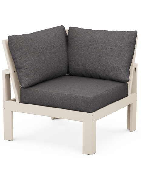 EDGE Modular Corner Chair - Sand/Ash Charcoal