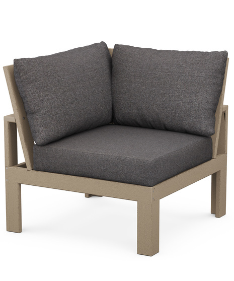 EDGE Modular Corner Chair - Vintage Sahara/Ash Charcoal