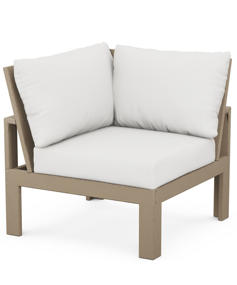 EDGE Modular Corner Chair - Vintage Sahara/Natural Linen