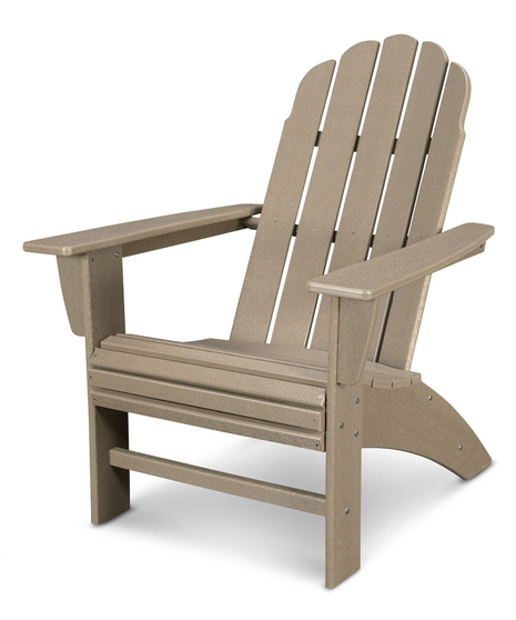 Vineyard Curveback Adirondack - Sahara Vintage Finish