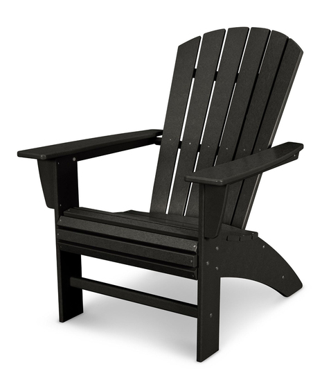 Nautical Curveback Adirondack - Black