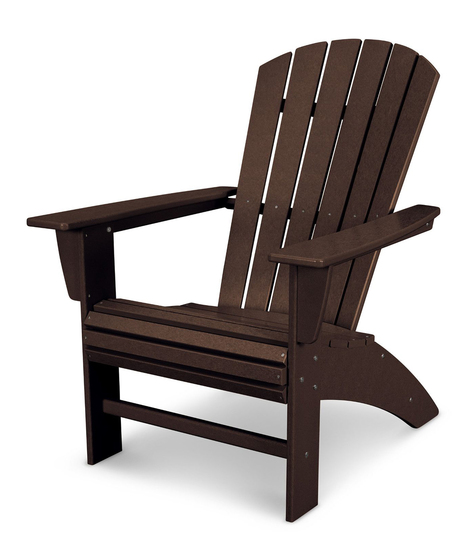Nautical Curveback Adirondack - Mahogany