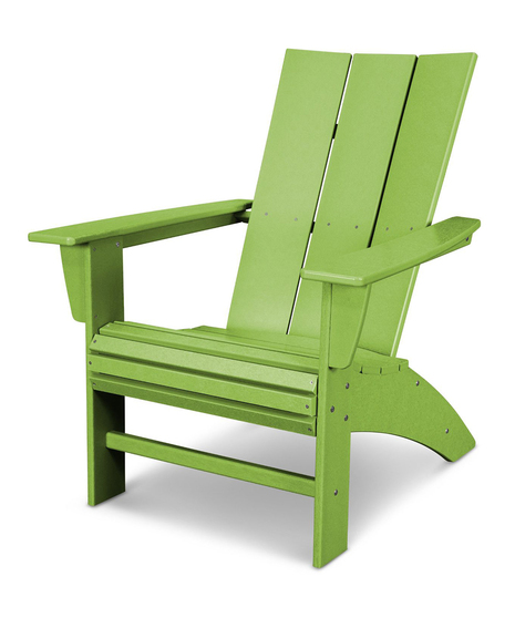 Modern Curveback Adirondack - Lime