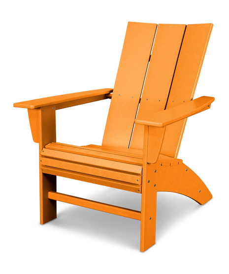 Modern Curveback Adirondack - Tangerine