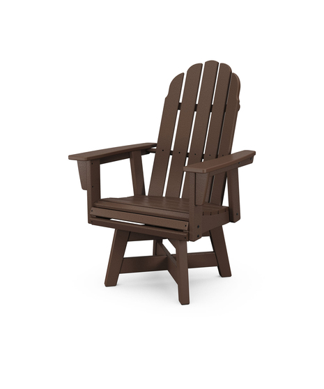 Vineyard Adirondack Swivel Dining Chair - Mahogany