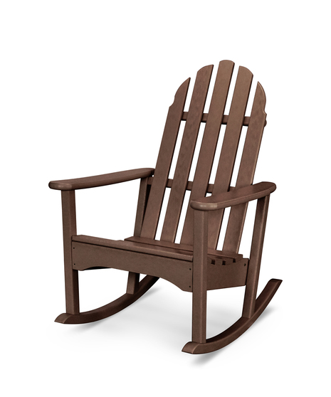 Classic Adirondack Rocking Chair - Mahogany