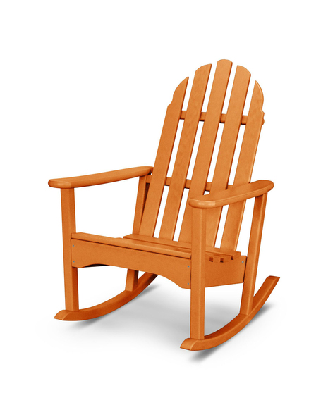 Classic Adirondack Rocking Chair - Tangerine