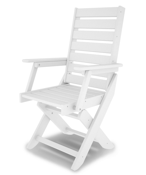 Captain Dining Chair - White