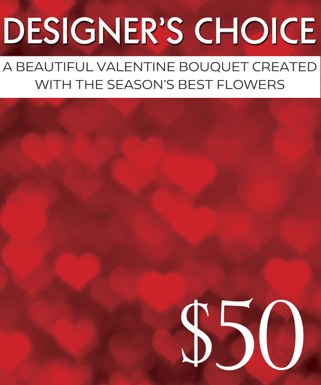 Our Designers will create a beautiful bouquet with the season's best flowers.