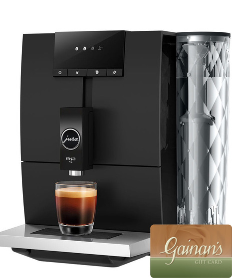 ENA 4 Jura Automatic Coffee Machine - includes $75 Gainan's Gift Card towards a future purchase