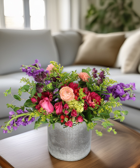 European Splendor - a lush design of seasonal blooms