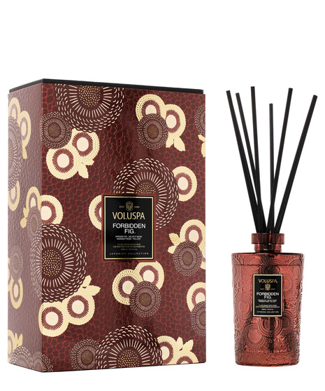 Baltic Amber Luxe Reed Diffuser. Fragrance Family: Warm / Spiced Notes of Amber Resin, Sandalwood, Cedar & Vanilla Orchid.
