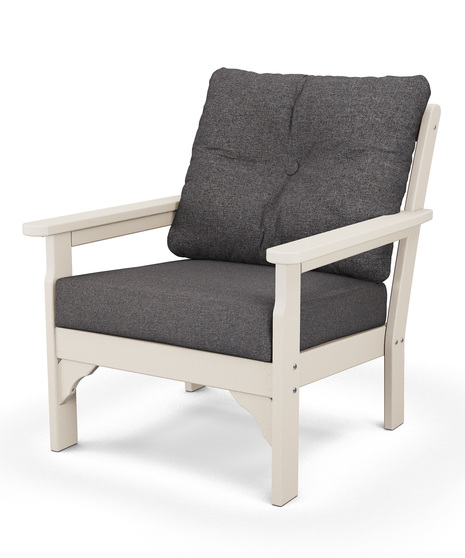 Vineyard Deep Seating Chair - Sand/Ash Charcoal
