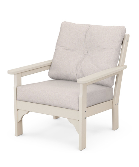 Vineyard Deep Seating Chair - Sand/Dune Burlap