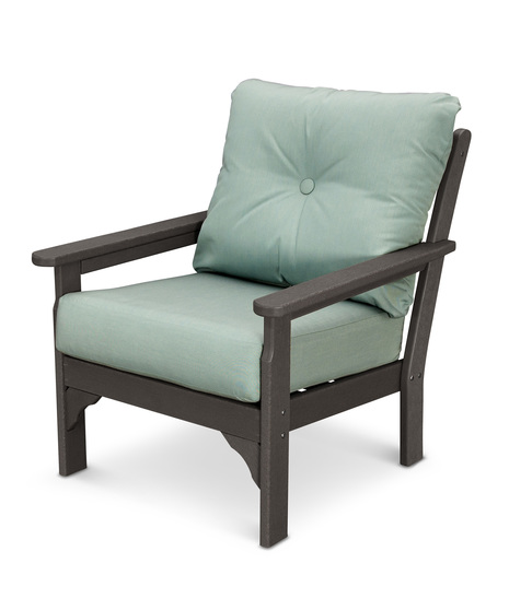 Vineyard Deep Seating Chair - Vintage Coffee/Spa