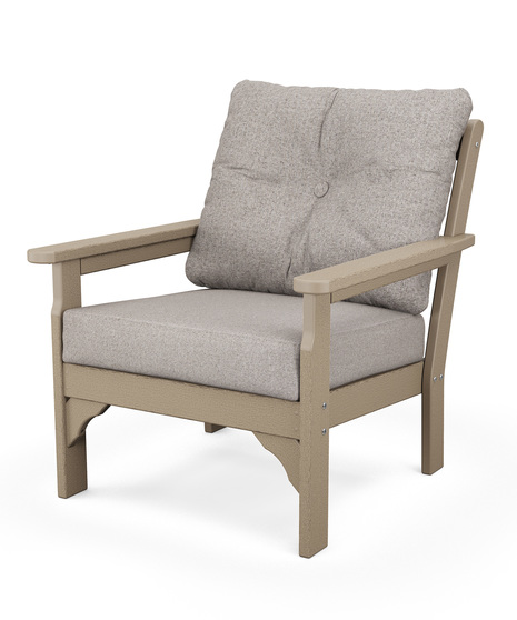 Vineyard Deep Seating Chair - Vintage Sahara/Weathered Tweed