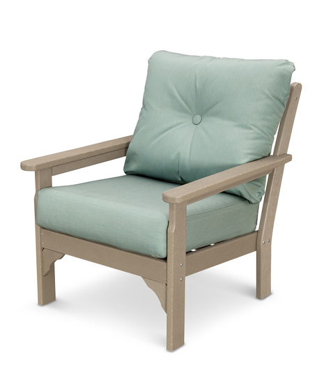 Vineyard Deep Seating Chair - Vintage Sahara/Spa