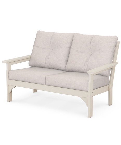 Vineyard Deep Seating Loveseat - Sand/Dune Burlap