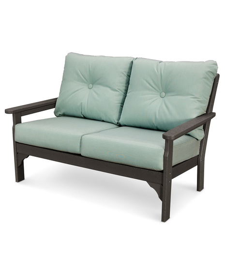 Vineyard Deep Seating Loveseat - Vintage Coffee/Spa