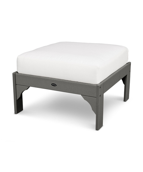 Vineyard Deep Seating Ottoman - Slate Grey/Natural