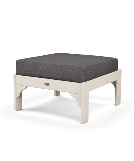 Vineyard Deep Seating Ottoman - Sand/Ash Charcoal