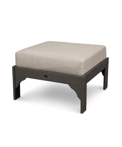 Vineyard Deep Seating Ottoman - Vintage Coffee/Cast Ash