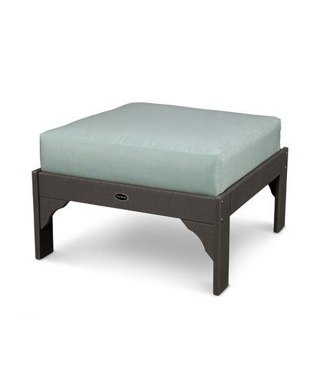 Vineyard Deep Seating Ottoman - Vintage Coffee/Spa
