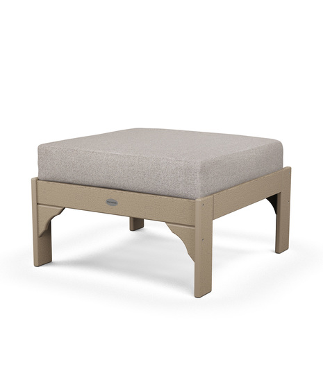 Vineyard Deep Seating Ottoman - Vintage Sahara/Weathered Tweed