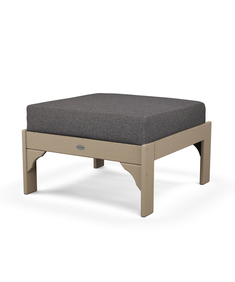 Vineyard Deep Seating Ottoman - Vintage Sahara/Ash Charcoal