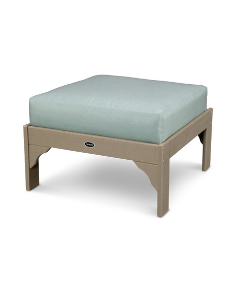 Vineyard Deep Seating Ottoman - Vintage Sahara/Spa