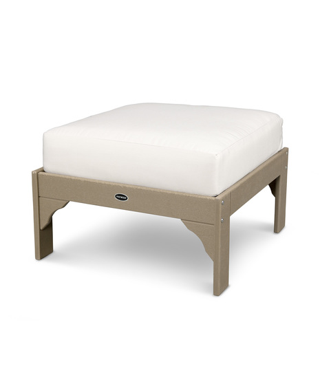 Vineyard Deep Seating Ottoman - Vintage Sahara/Bird's Eye
