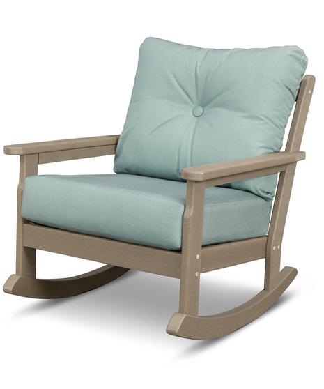 Vineyard Deep Seating Rocking Chair - Vintage Sahara/Spa