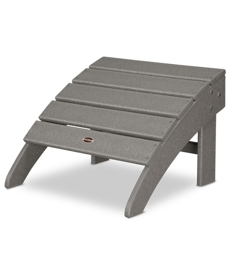 Palm Coast Ottoman - Slate Grey