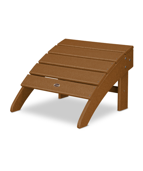 Palm Coast Ottoman - Teak