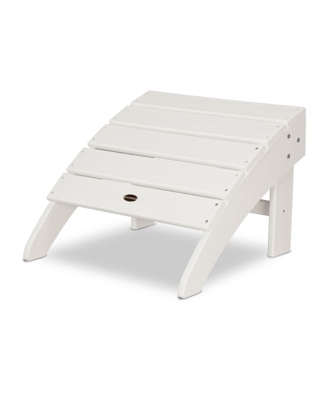 Palm Coast Ottoman - White