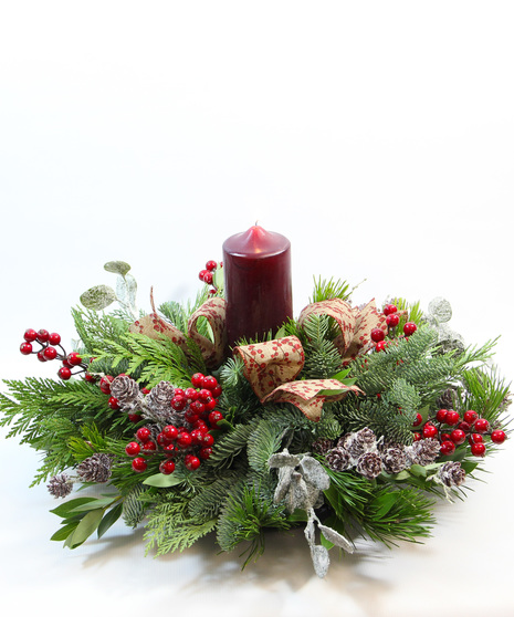 Holiday Grandeur Christmas Centerpiece