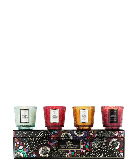 Japonica Best Sellers Gift Set of 4 | Baltic Amber, Goji Tarocco Orange, French Cade Lavender, and Foraged Wildberry
