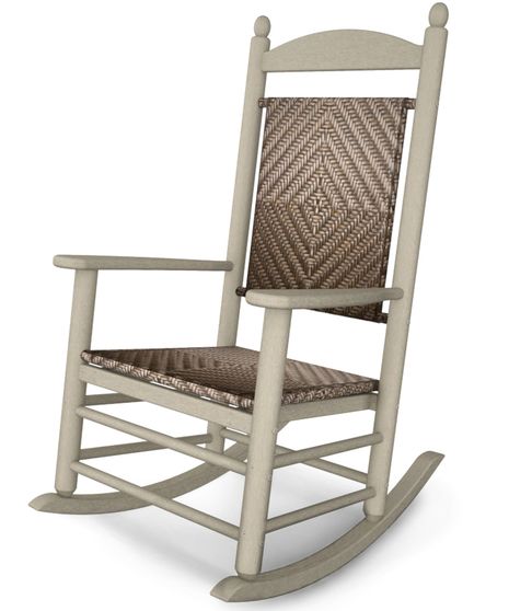 Jefferson Rocking Chair - Sand with Cahaba Weave