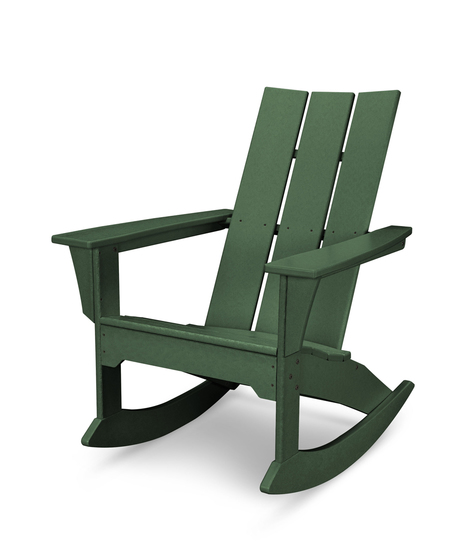 Modern Adirondack Rocker - Green