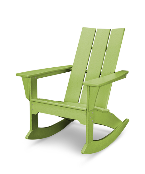 Modern Adirondack Rocker - Lime