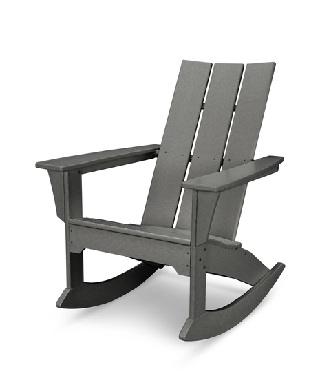 Modern Adirondack Rocker - Slate Grey