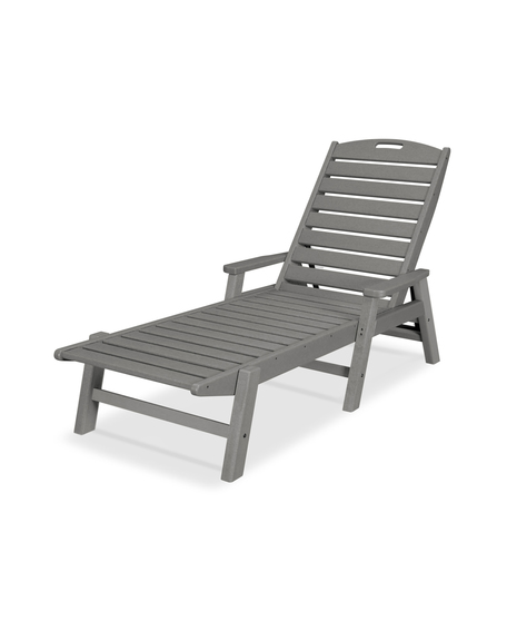 Nautical Chaise - Slate Grey