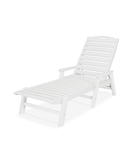 Nautical Chaise - White