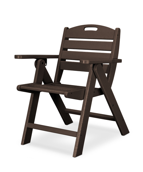Nautical Lowback Chair - Mahogany