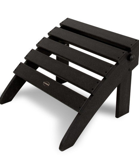 Classic Folding Ottoman - Black