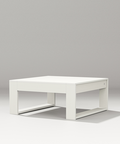 Latitude Square Coffee Table - Vintage White